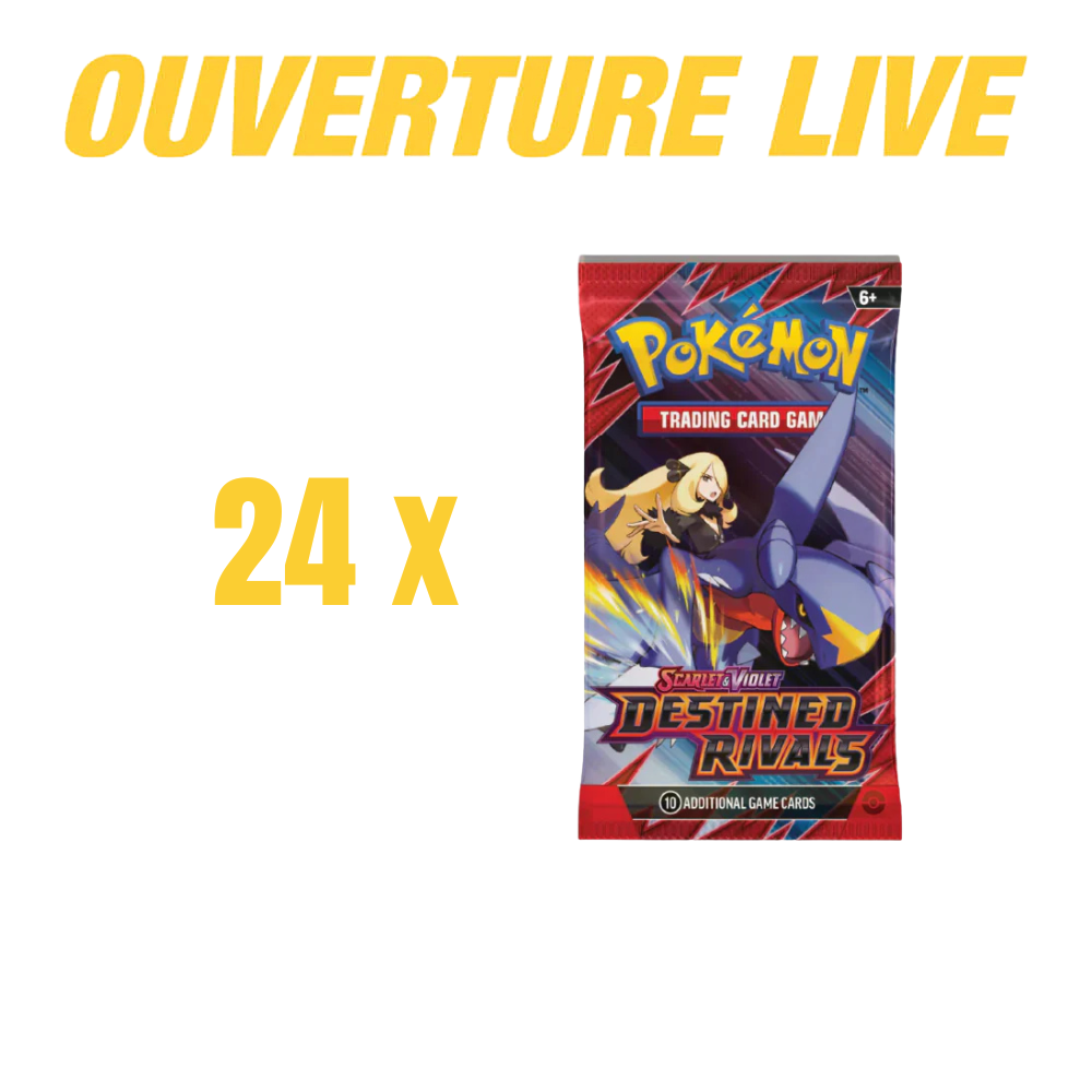 Poémon Scarlet & Violet Destined Rivals Bundle 24 Paquets