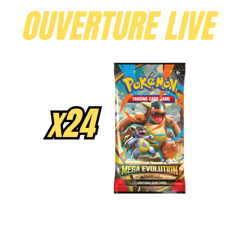 Pokemon Mega evolution 24 packs bundle