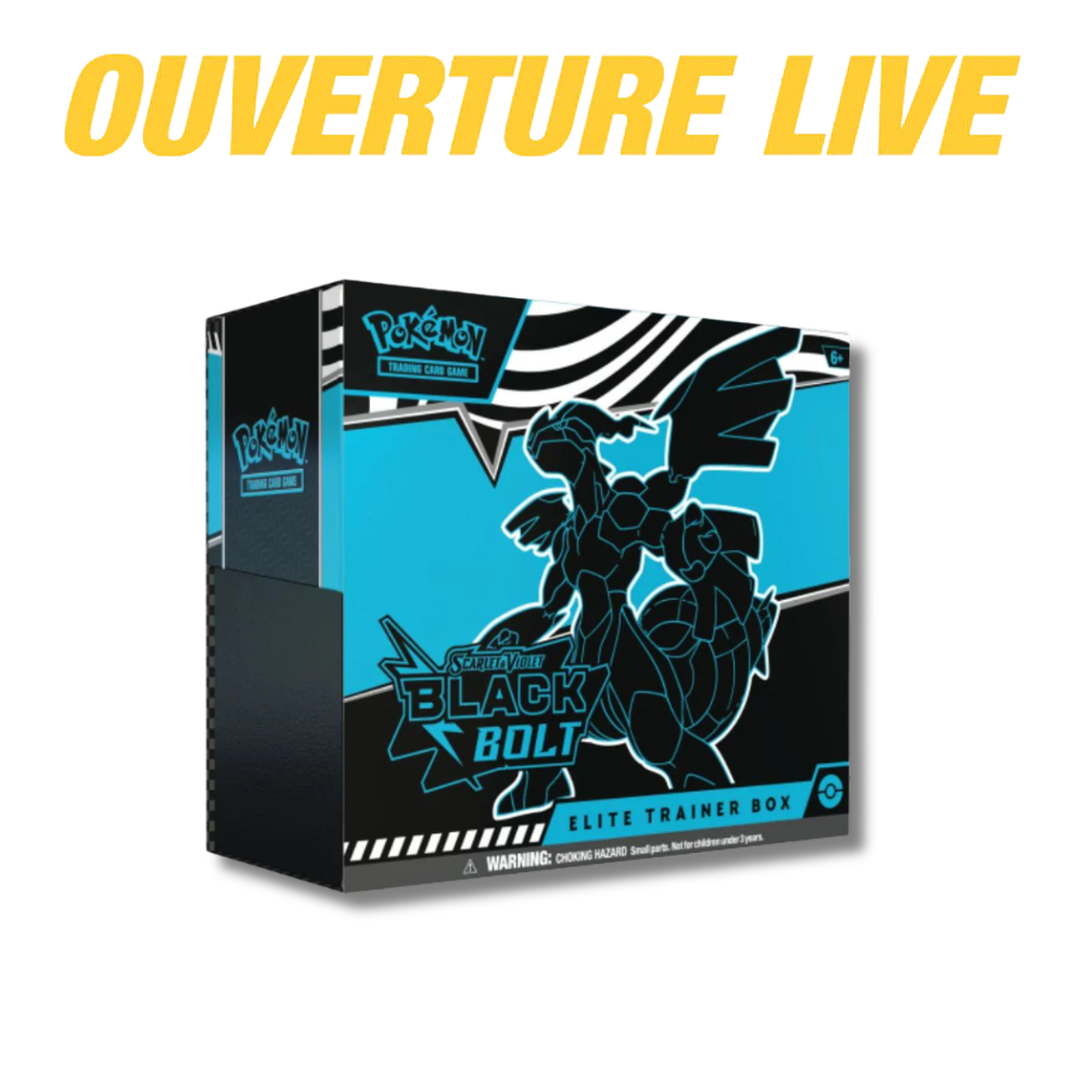 Pokémon Scarlet & Violet Black Bolt Elite Trainer Box