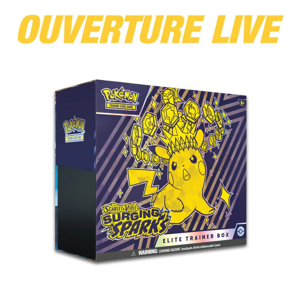 Pokémon Scarlet & Violet Surging Sparks Elite Trainer Box