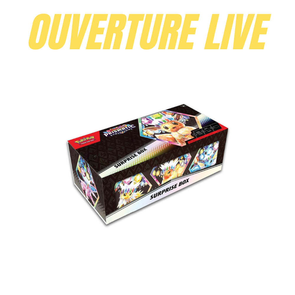 Pokémon Scarlet & Violet Prismatic Evolutions Surprise Box