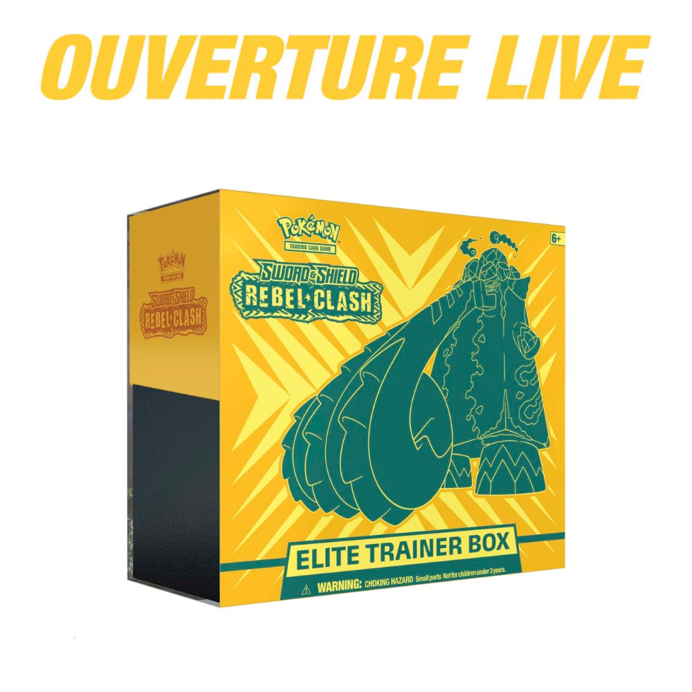 Pokémon Sword & Shield Rebel Clash Elite Trainer Box