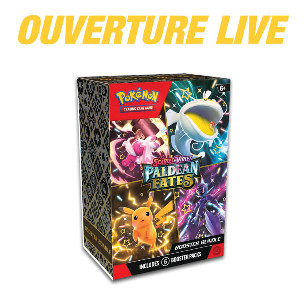Pokémon Scarlet & Violet Paldean Fates Booster Bundle