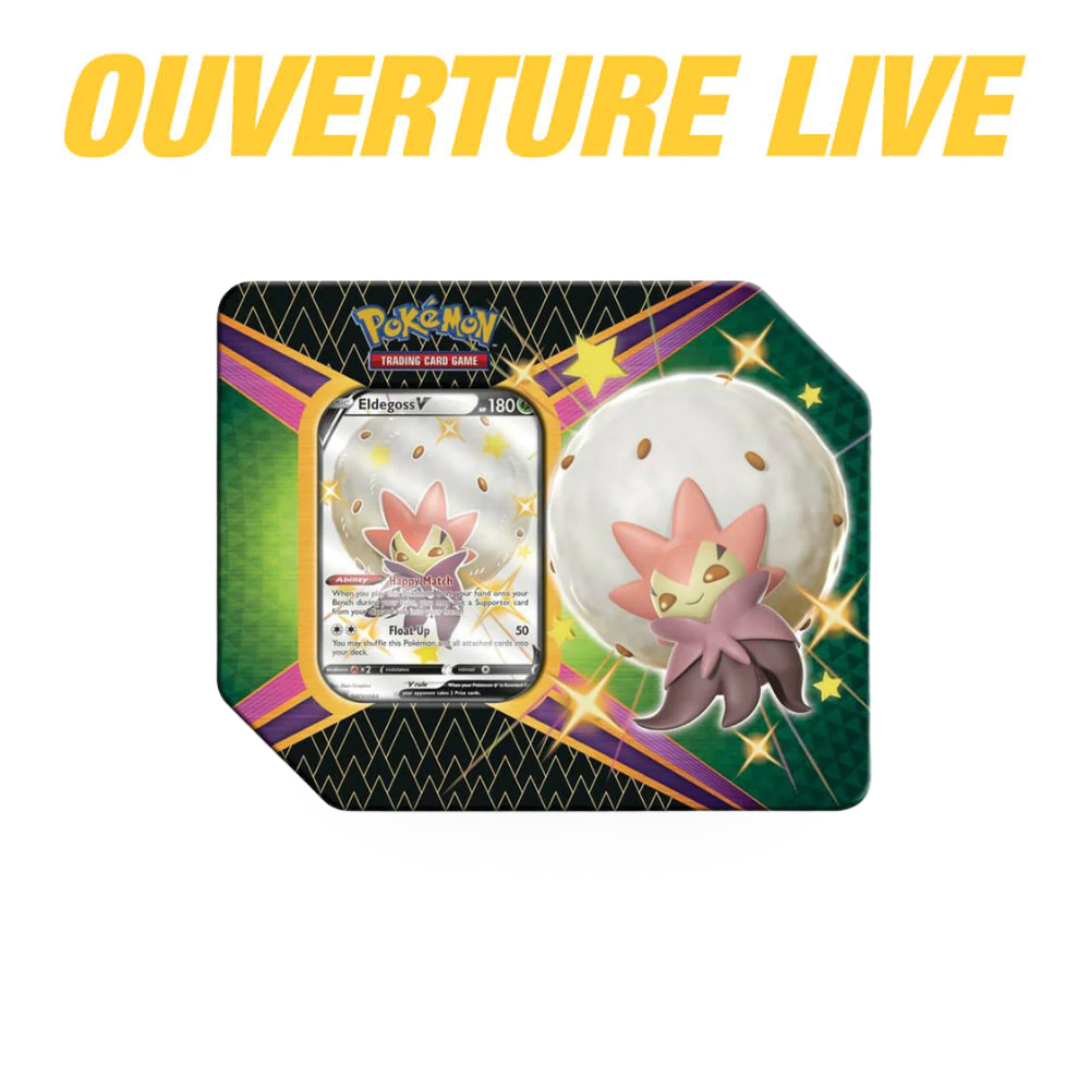 Pokémon Shining Fates Tins (Eldegoss)