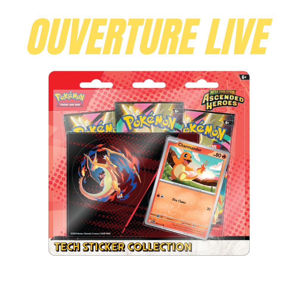Pokemon Ascended Heroes - Tech Stickers Charmander
