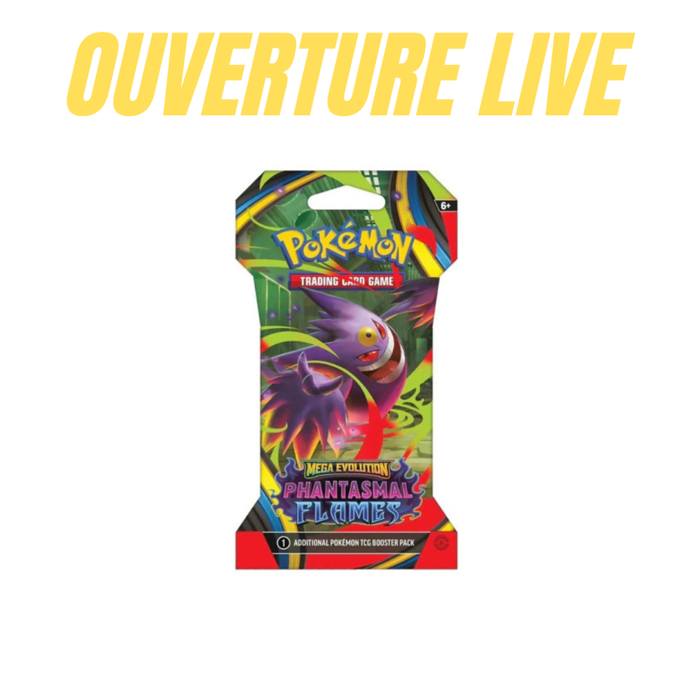 Pokémon - Mega Evolution Phantasmal Flames - Sleeved Pack