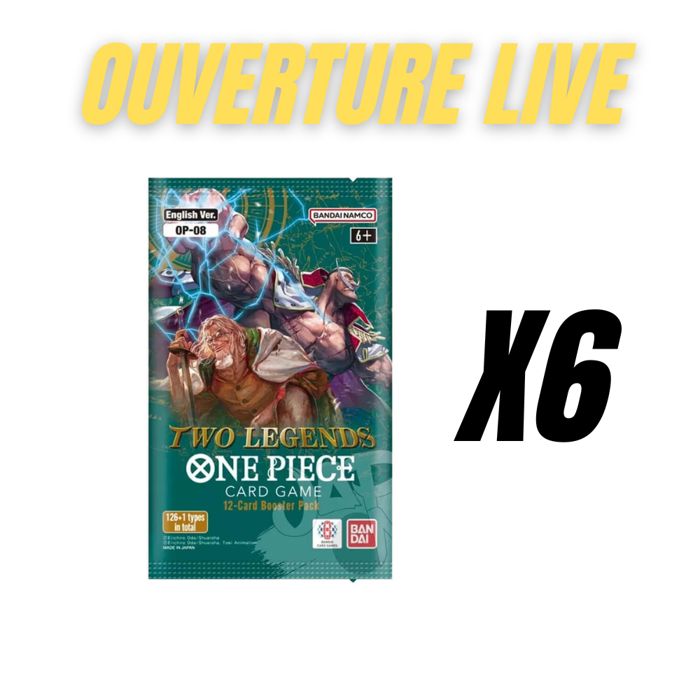 One Piece - OP08 Two Legends (6 Paquets)