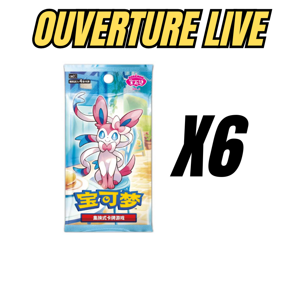 Pokémon Gem Pack Vol 2 - 6 packs