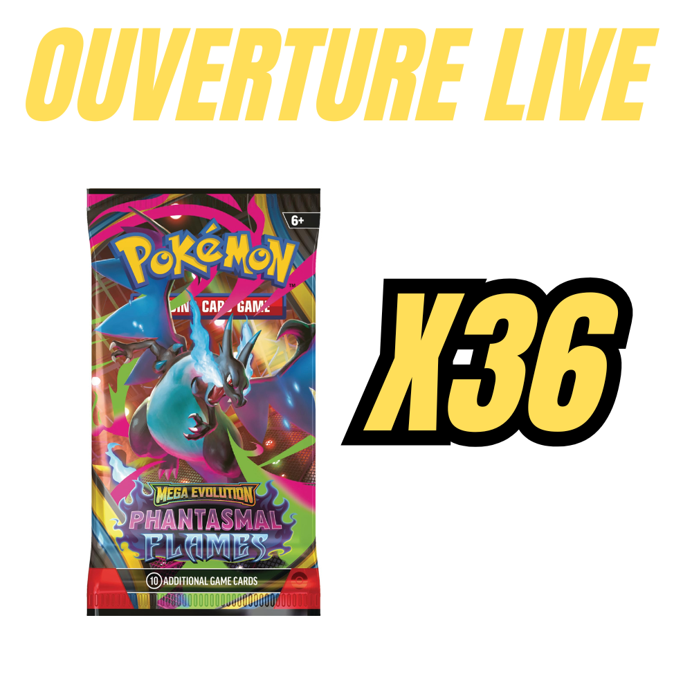 Pokemon - Phantasmal Flames - 36 Packs Bundle
