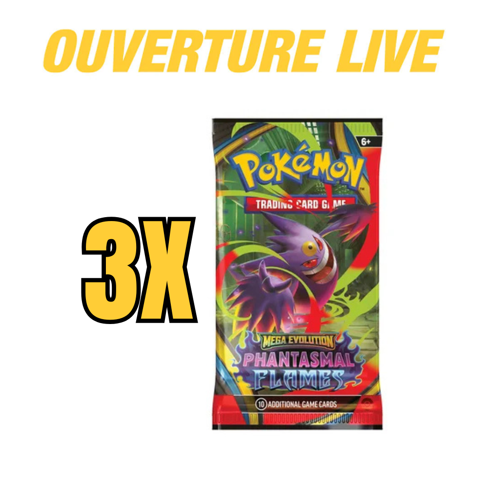 Pokemon Phantasmal Flames (3 Paquets)