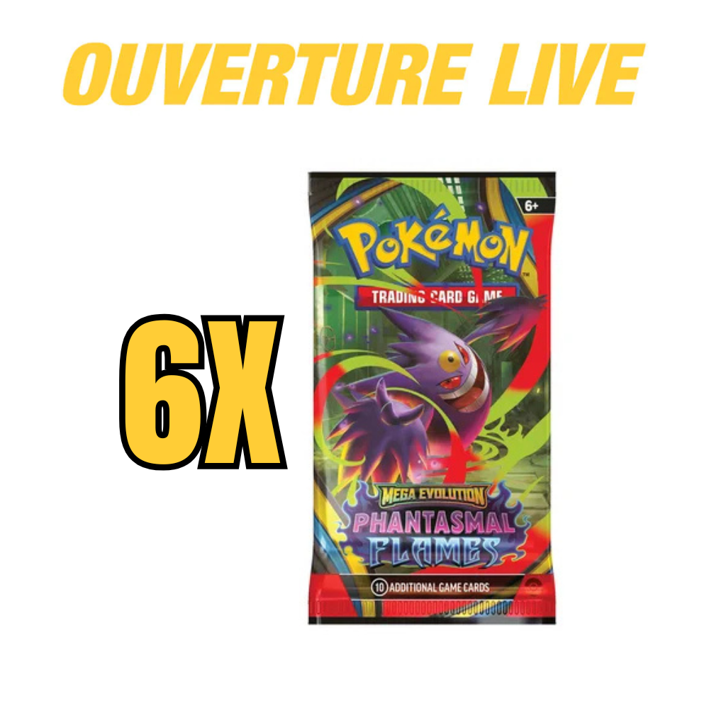 Pokemon Phantasmal Flames 6 Paquets